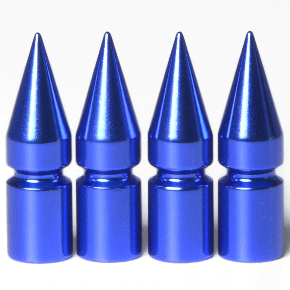 Circuit VC6 Series Aluminum Spiked Valve Stem Caps (Set of 4)