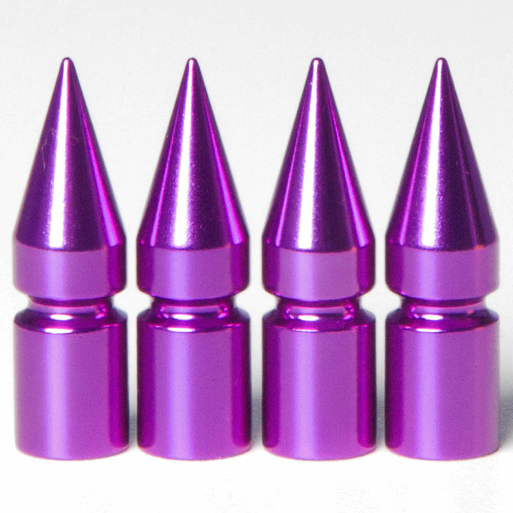 Circuit VC6 Series Aluminum Spiked Valve Stem Caps (Set of 4)