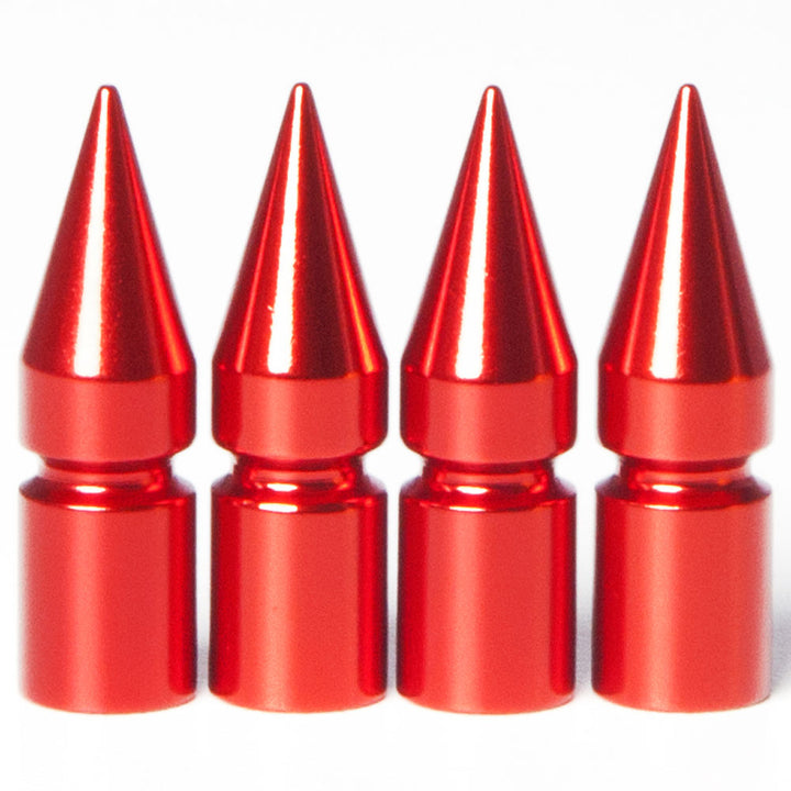 Circuit VC6 Series Aluminum Spiked Valve Stem Caps (Set of 4)
