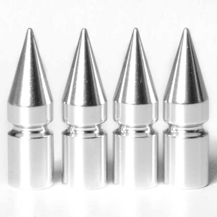 Circuit VC6 Series Aluminum Spiked Valve Stem Caps (Set of 4)