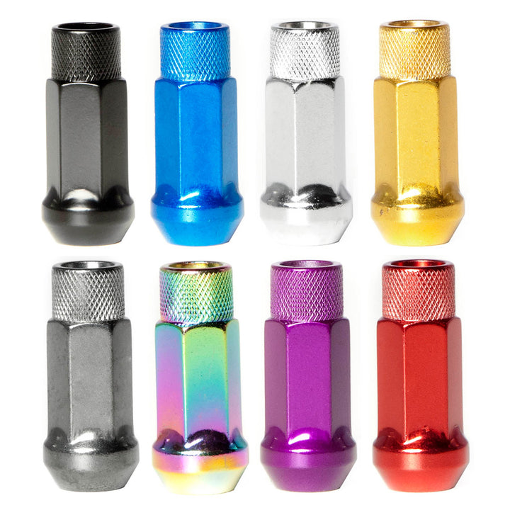 1/2"-20 Forged Steel CP50 Extended Open End Hex Lug Nuts