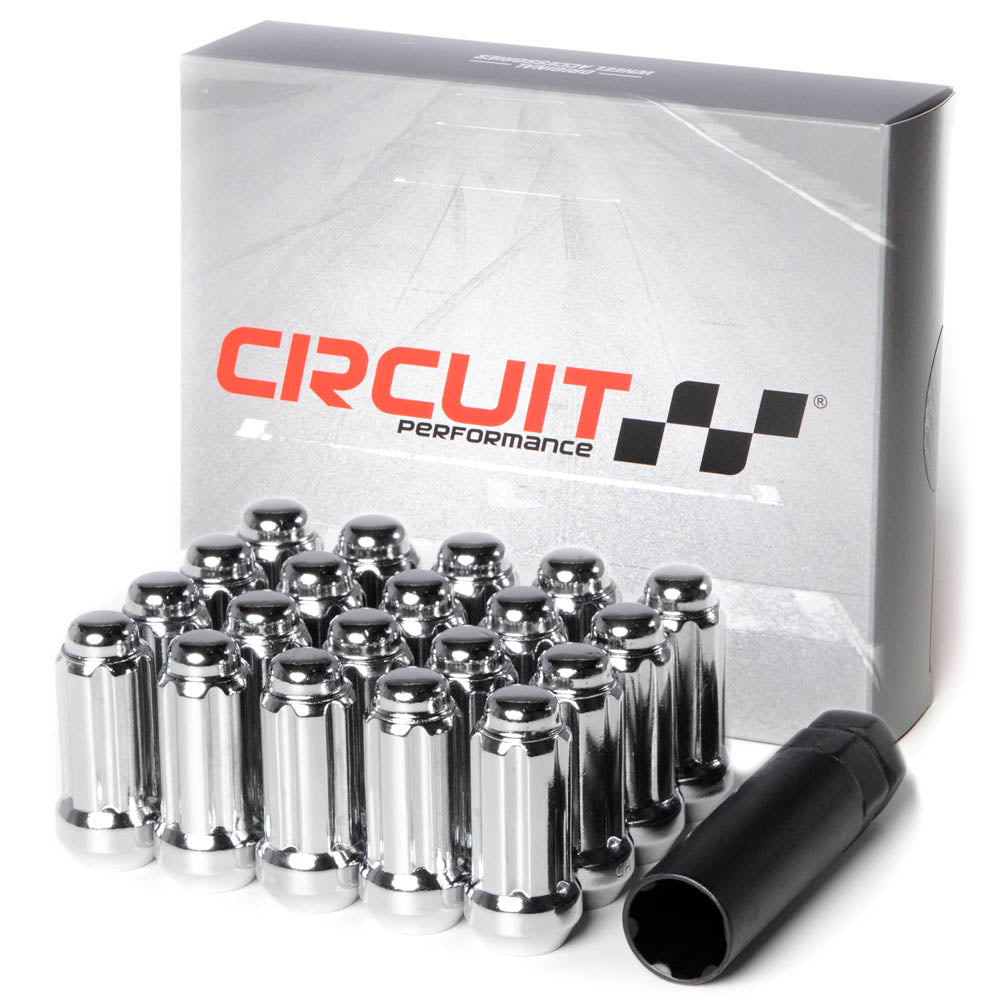 9/16"-18 Forged Steel 6 Spline Long Lug Nuts