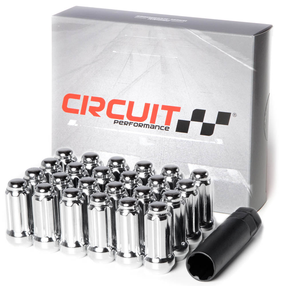 9/16"-18 Forged Steel 6 Spline Long Lug Nuts