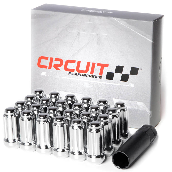 9/16"-18 Forged Steel 6 Spline Long Lug Nuts