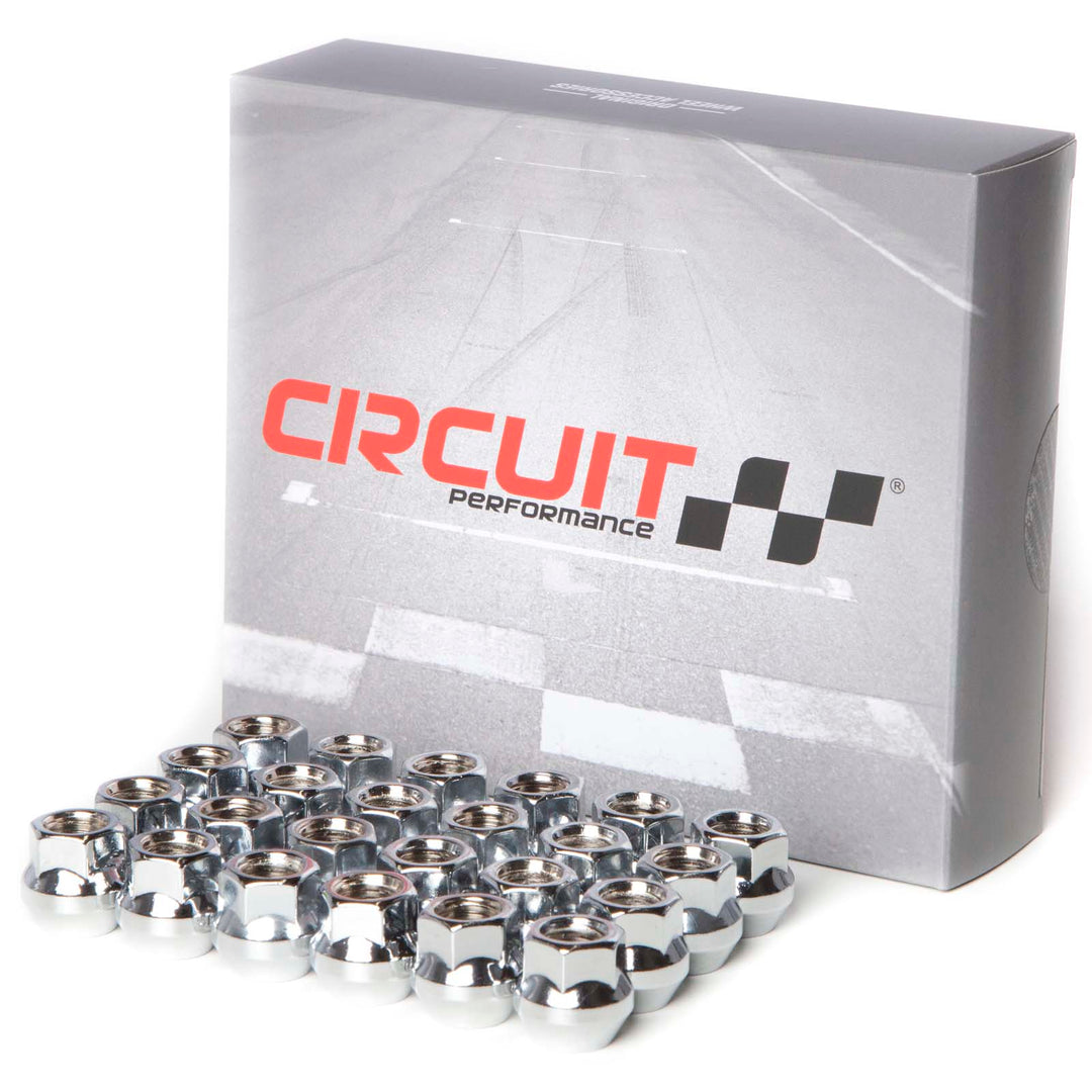 9/16"-18 Forged Steel Open Bulge Acorn Hex Lug Nuts