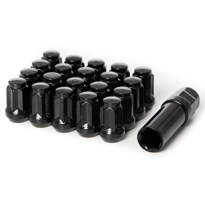 1/2"-20 Forged Steel 7pt Star Spline Drive Lug Nuts