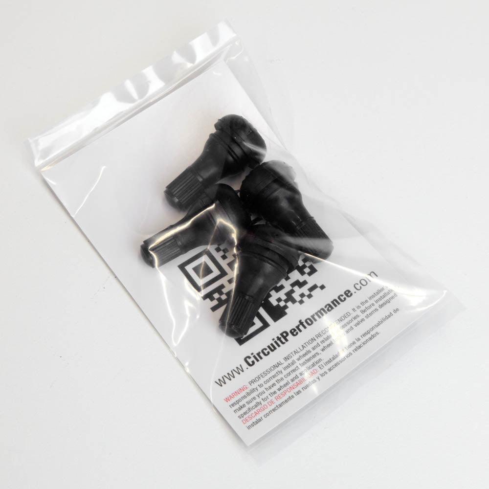 Shorty TR412 22mm Rubber Valve Stems (Set of 4)