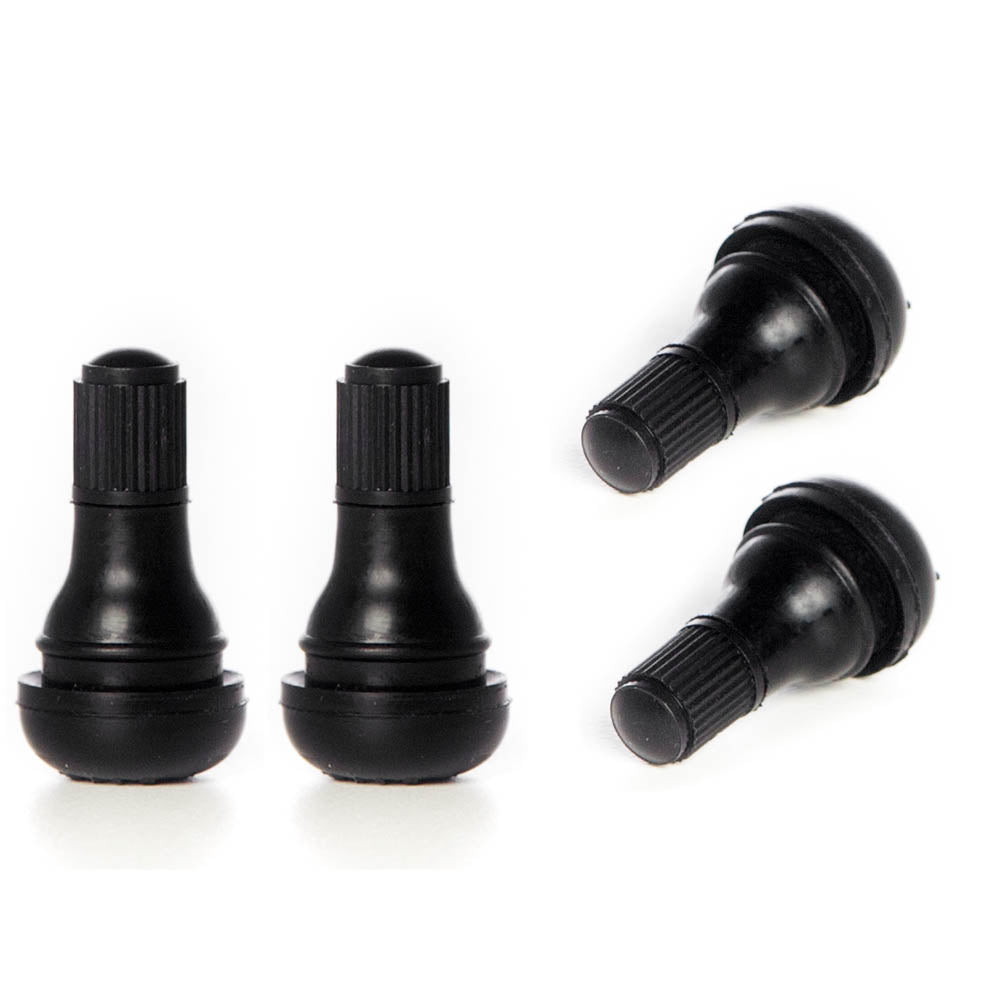 Shorty TR412 22mm Rubber Valve Stems (Set of 4)