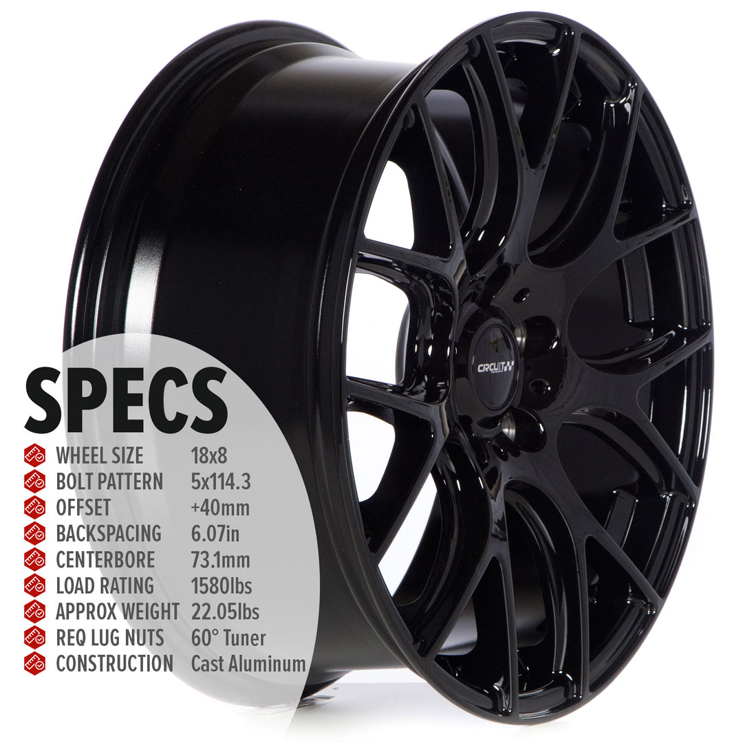 Circuit CP36 Full Gloss Black