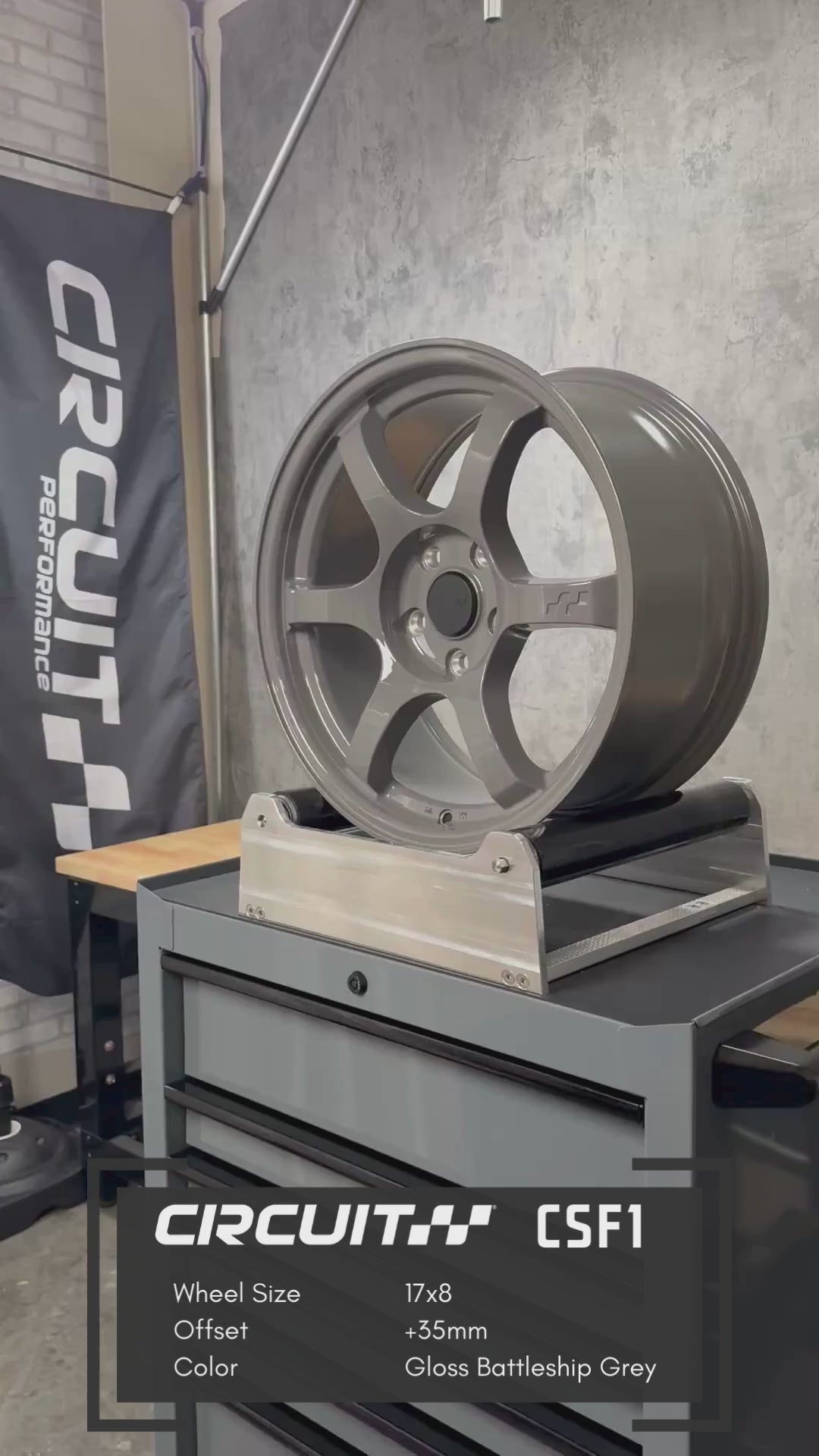 Circuit CSF1 Gloss Battleship Grey