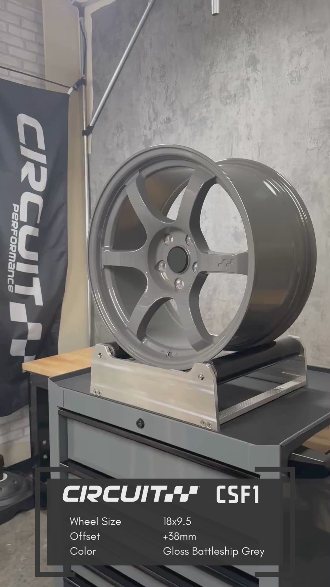 Circuit CSF1 Gloss Battleship Grey