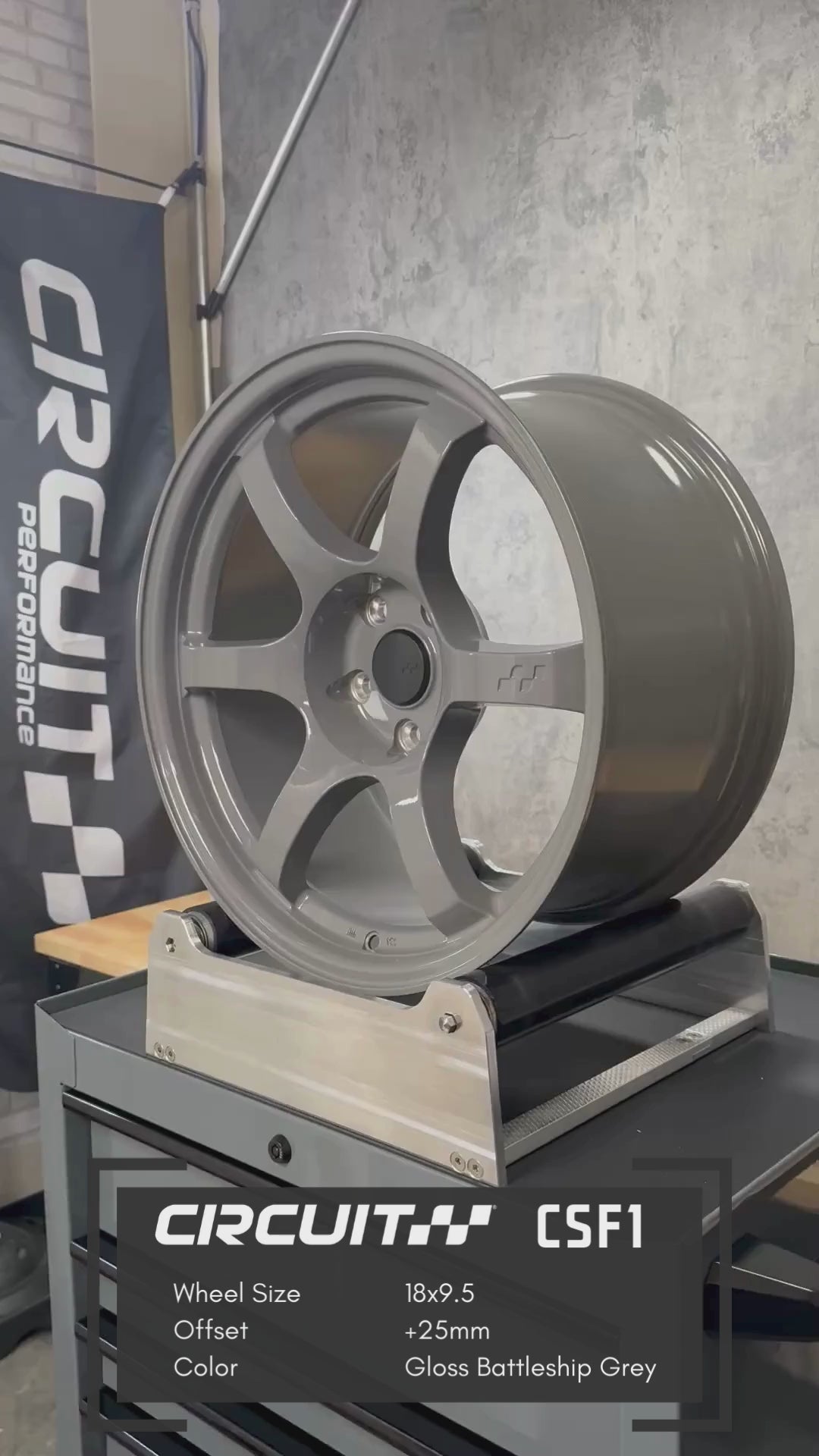 Circuit CSF1 Gloss Battleship Grey