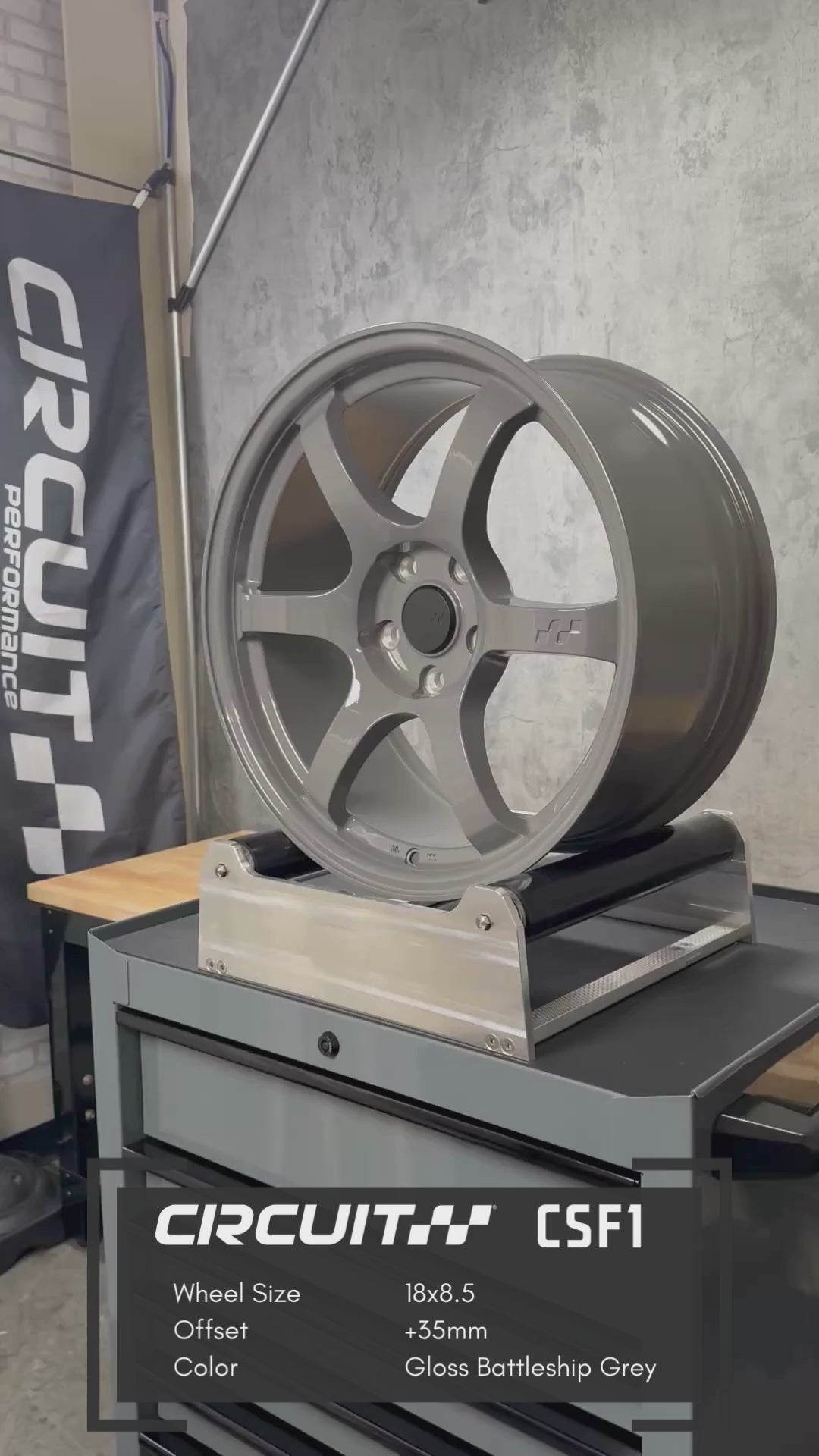 Circuit CSF1 Gloss Battleship Grey